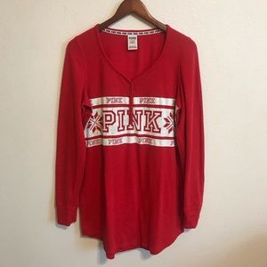 VIctoria Secret PINK Oversized Sleepwear Top